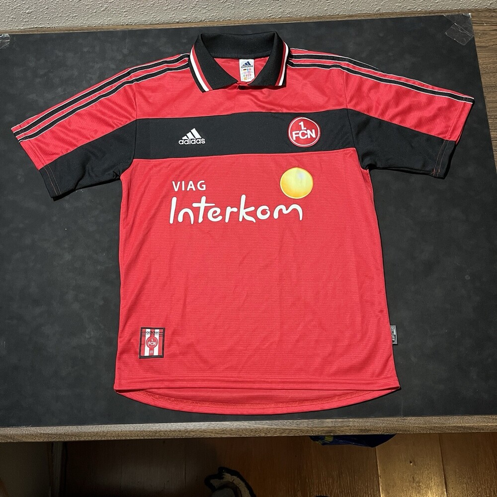 FC Nurnberg Adidas Home Jersey 1999 90s Y2K Baryn Munich Germany Vintage Kit